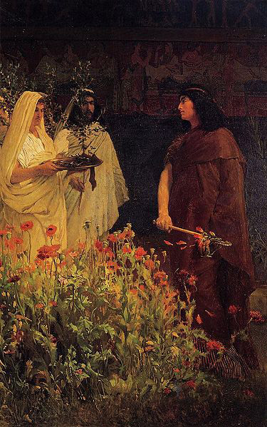 Sir Lawrence Alma-Tadema,OM.RA,RWS Tarquinius Superbus Sir Lawrence Alma-Tadema